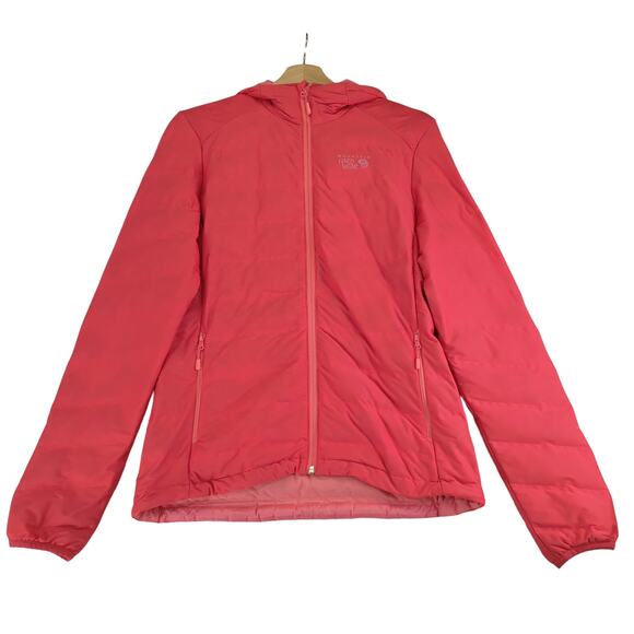 Mountain Hardwear Q-Shield 750 Down Puffer Jacket‎ Women's Medium Orange Peach - Picture 1 of 9